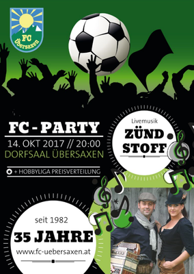 FC Party - 35 Jahre FC Übersaxen