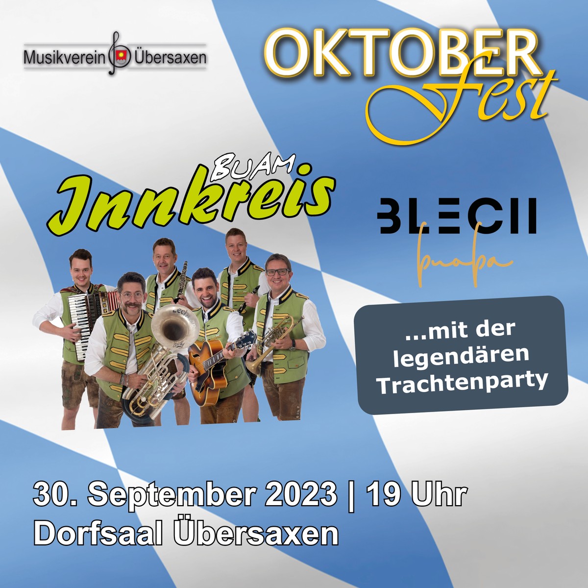 Musikverein Übersaxen Oktoberfest am 30.September 2023